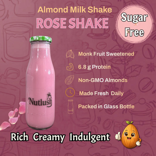 Sugar-Free Rose Milkshake
