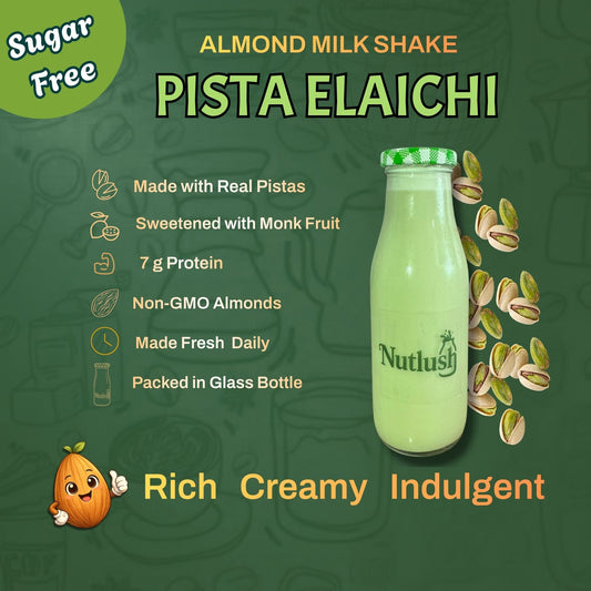 Sugar-Free Pistachio Elaichi Milkshake